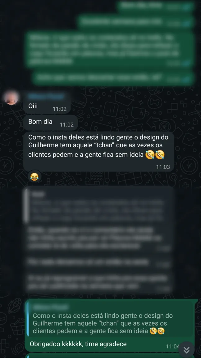 Depoimento de cliente da Agencia GV